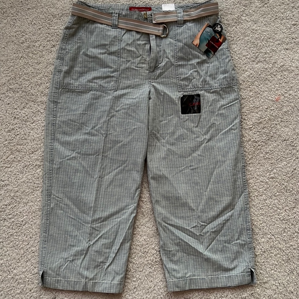 Gloria Vanderbilt Vintage-Colored Capris (size 12)